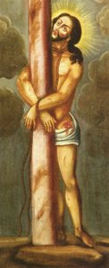 Christ tied to the column by Jesuino do Monte Carmelo